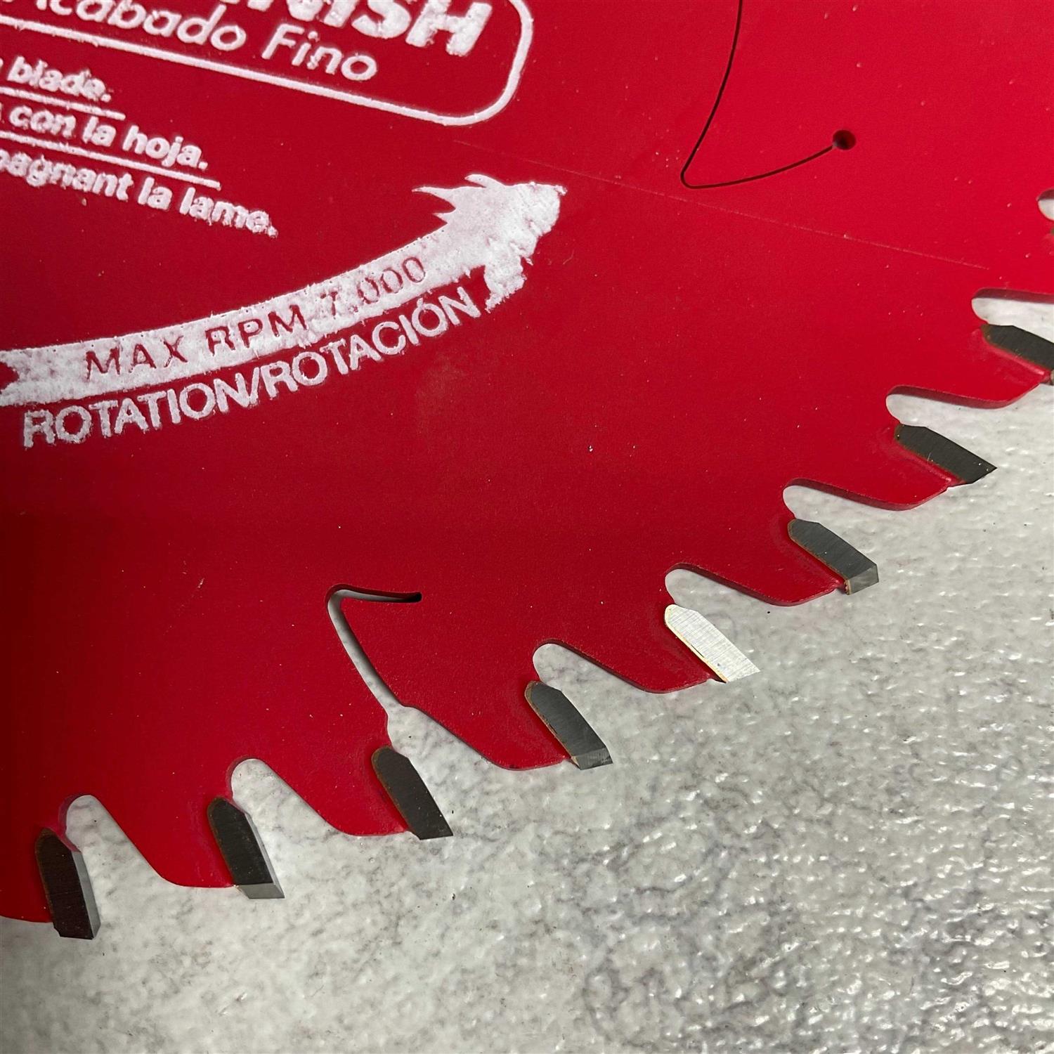 Diablo D0860X 8-1/4 in. 60-Tooth Fine Finish Saw Blade - Image 5