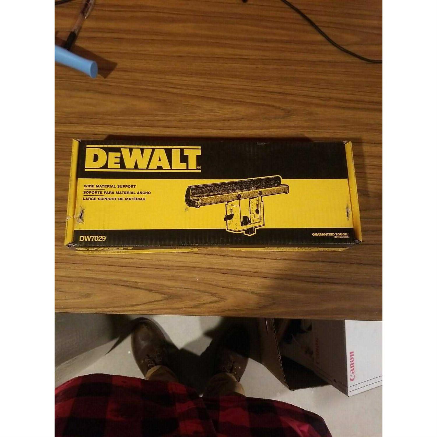 DEWALT Wide Miter Saw Stand Material Support and Stop DW7029 - Image 3