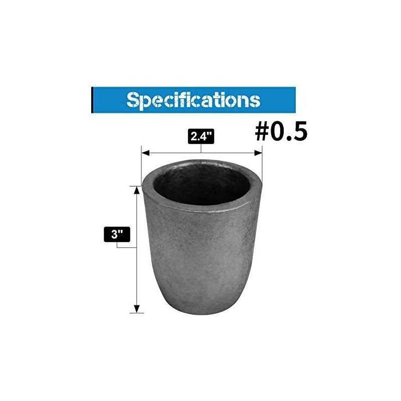 gongyi Clay Graphite Crucible for Metal Melting Casting Refining Gold Silver Copper Brass Aluminum - Image 4