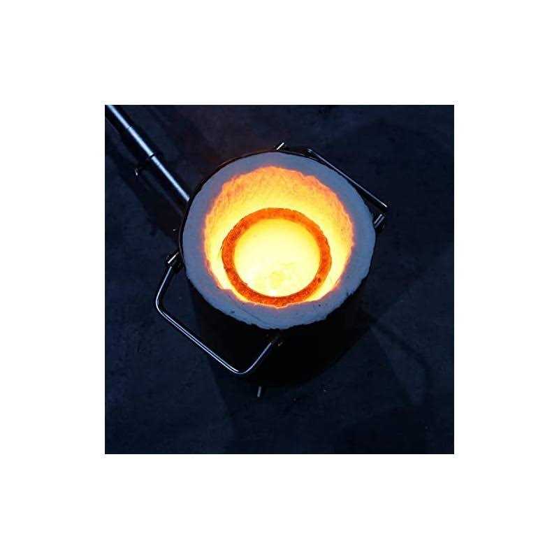 gongyi Clay Graphite Crucible for Metal Melting Casting Refining Gold Silver Copper Brass Aluminum - Image 5