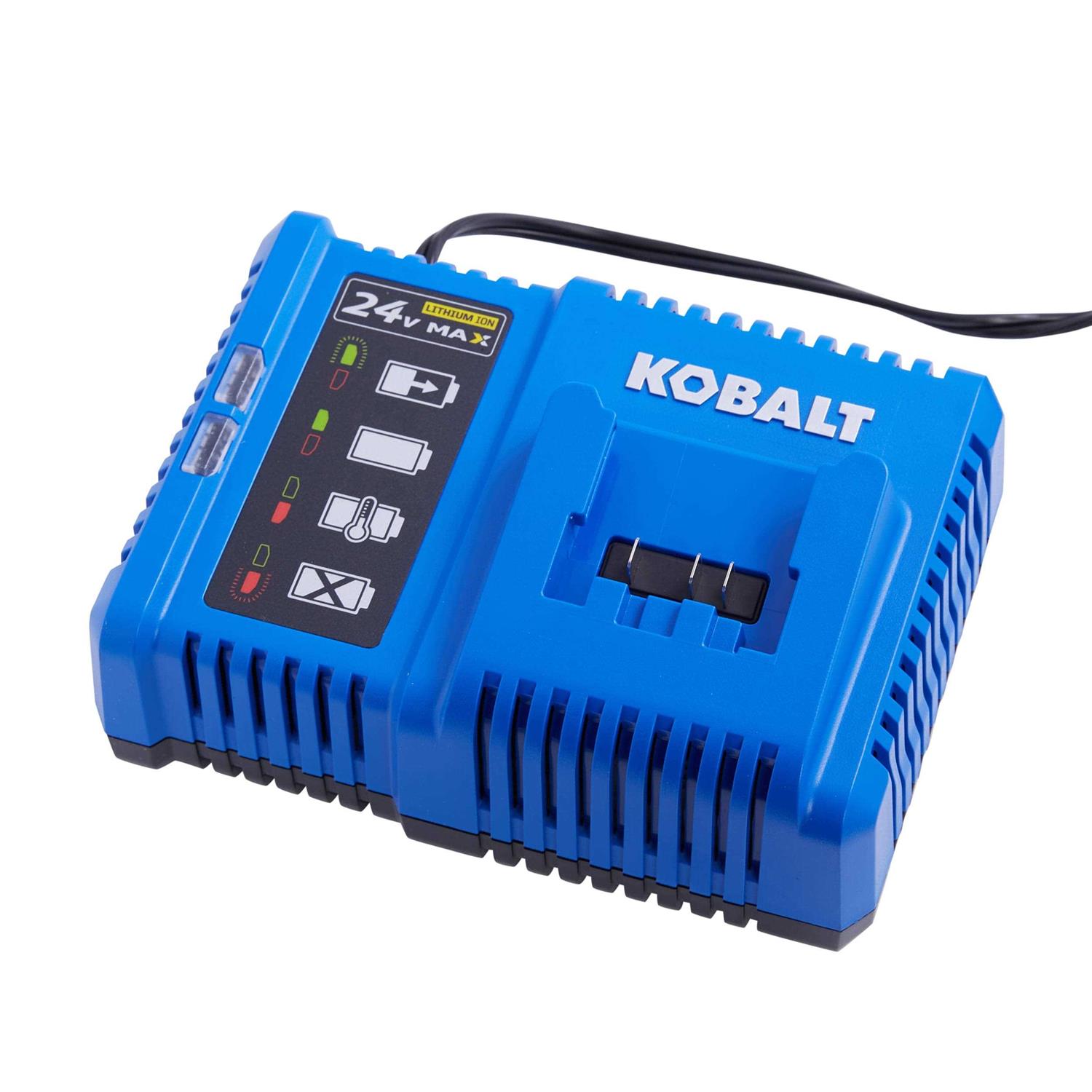 Kobalt 24-Volt Max 2-Pack 4 Amp-Hour Lithium Power Tool Battery Kit - Image 2