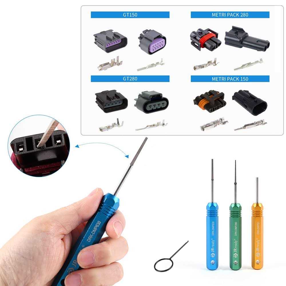 Jrready ST5211 Pin Removal Tool KIT for Weather Pack Metri Pack Series Connector Harness terminals and Connector Crimp Pin etc Electrical Connector - Image 3