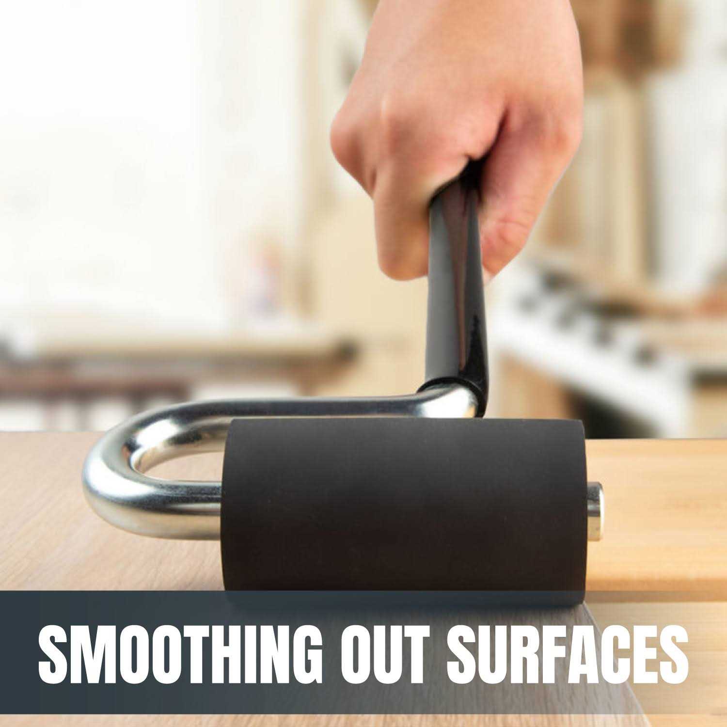 POWERTEC 71010 Long Handle J-Roller with Rubber Roller 1-1/2-Inch by 3-Inch - Image 4