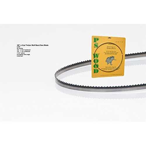 Ps Wood Timber Wolf 131 1/2 x 3/8 x 6 tpi Band Saw Blade - Image 5
