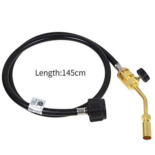 Propane Gas Tank Turbo Torch Hose Adapter Kit Portable Propane Torch for Brazing Soldering Welding - Image 3