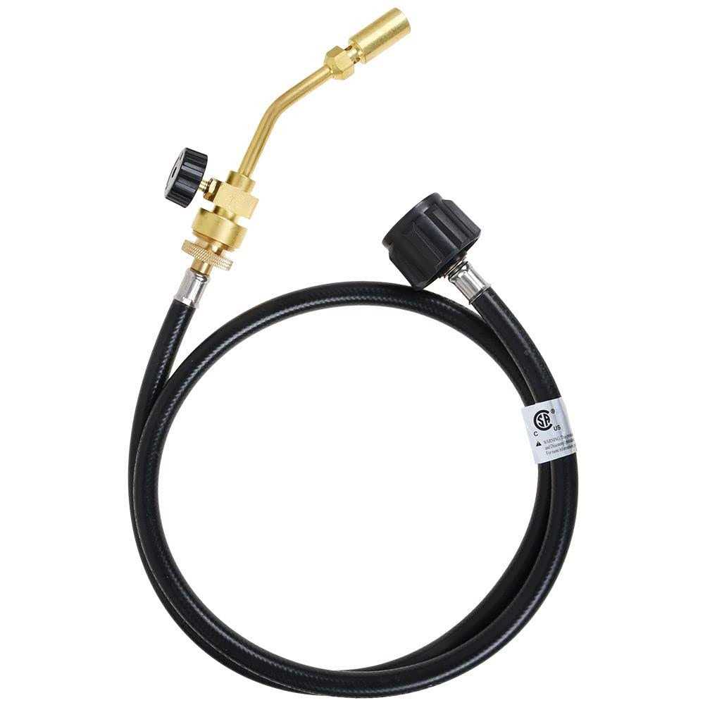 Propane Gas Tank Turbo Torch Hose Adapter Kit Portable Propane Torch for Brazing Soldering Welding - Image 4