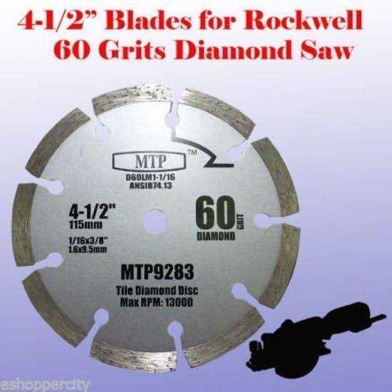 MTP Pack of 4 Assorted Metal/wood 4-1/2 4.5 Inch Circular Saw Blade for Rockwell Compact Rk3441k - Image 3