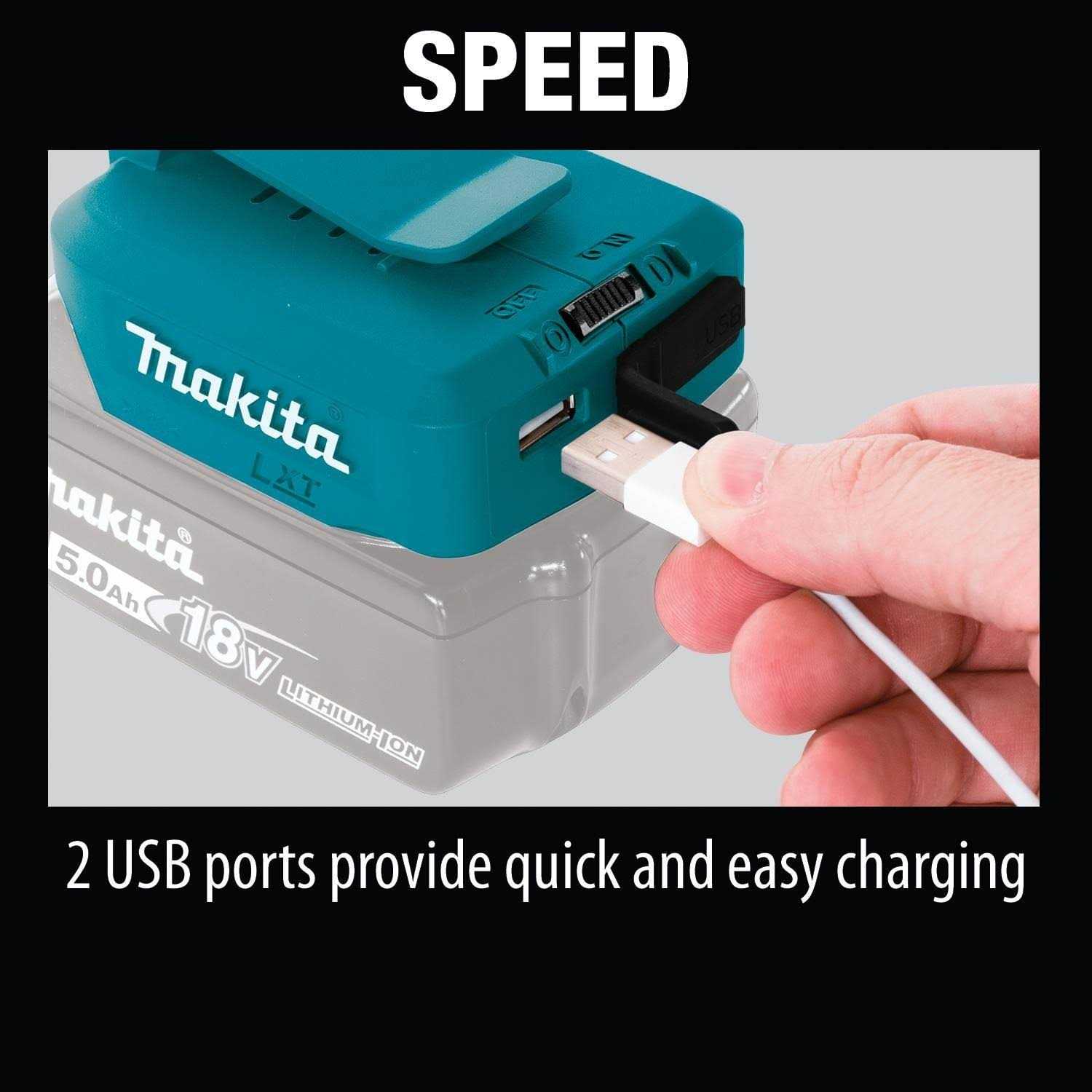 Makita ADP05 18V LXT Lithium-Ion Cordless Power Source - Image 3