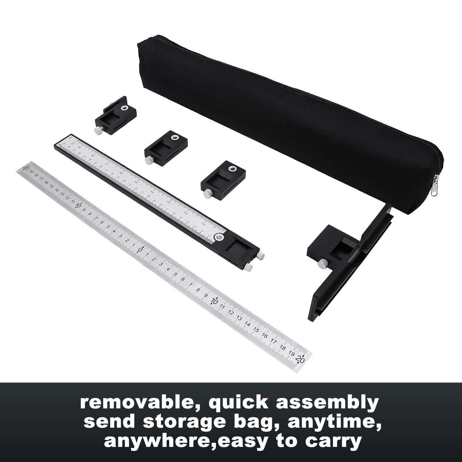 ORTUBE Cabinet Hardware Jig Tool Adjustable Punch Locator Drill Template Guide - Image 3