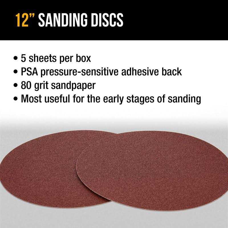 Dura-Gold Premium Sanding Discs Grit Sandpaper Discs with PSA Self Adhesive Stickyback - Image 4