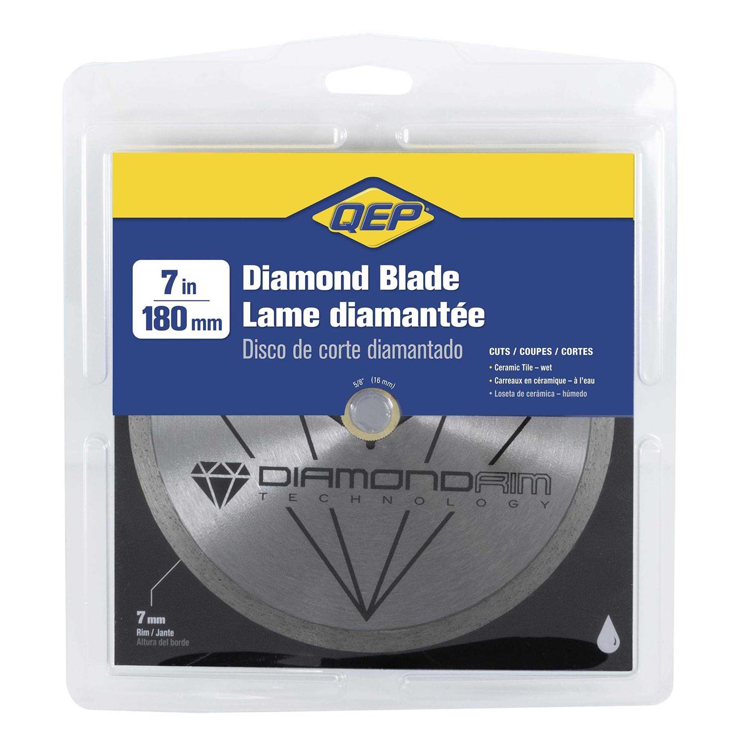QEP 7 Continuous Rim Diamond Tile Saw Blade - Image 5