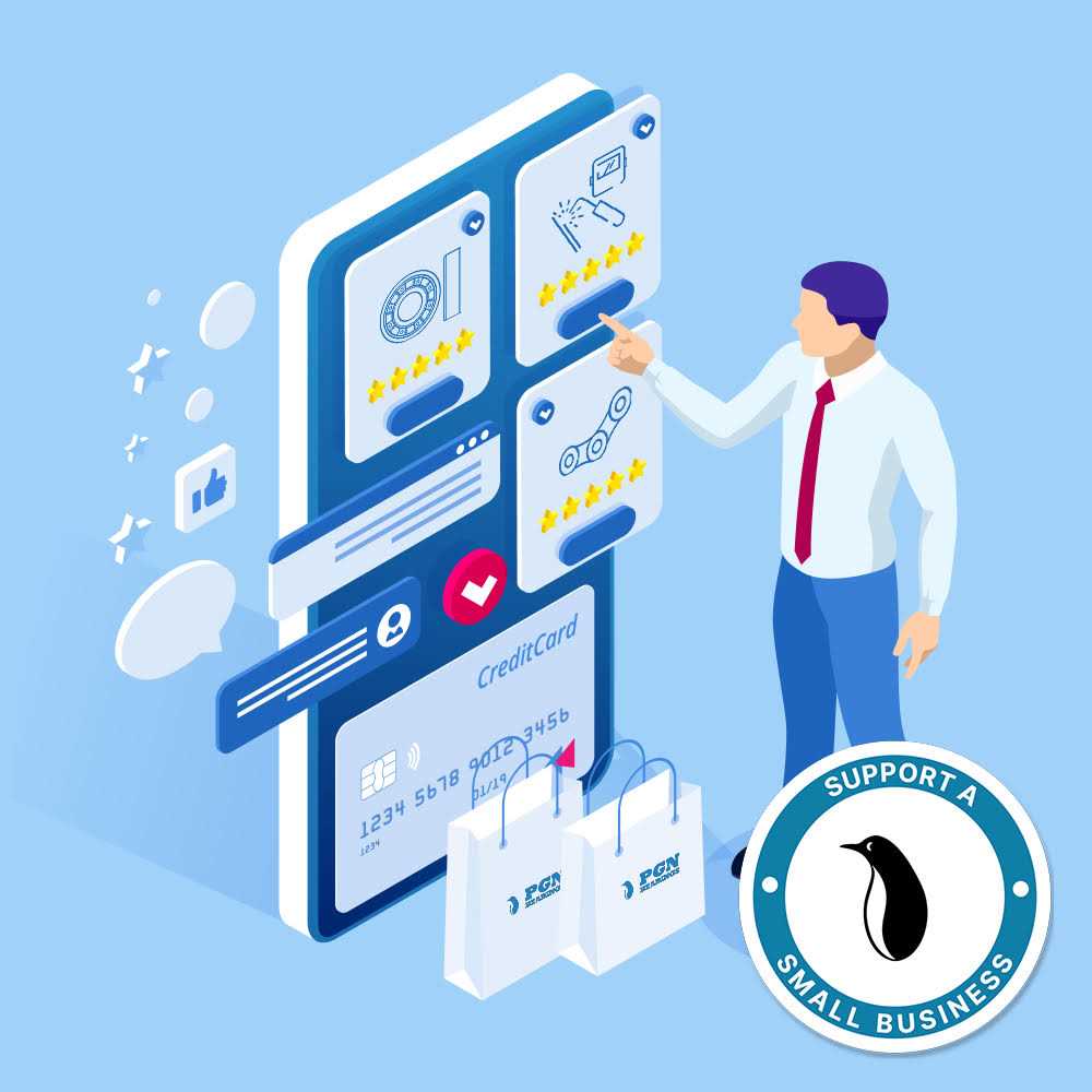 PGN R6-2RS Bearing Lubricated Chrome Steel Sealed Ball Bearing - Image 4