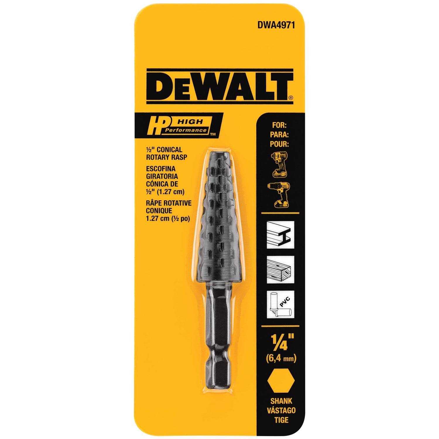 DEWALT DWA4971 1/2 HP Conical Rotary File - Image 3