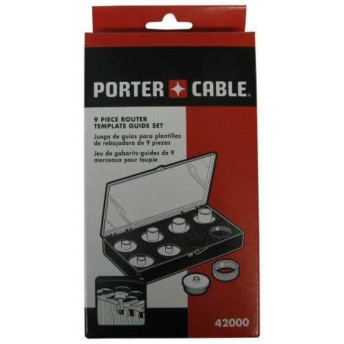 Porter Cable 42000 Router Template Guide Set - Image 4