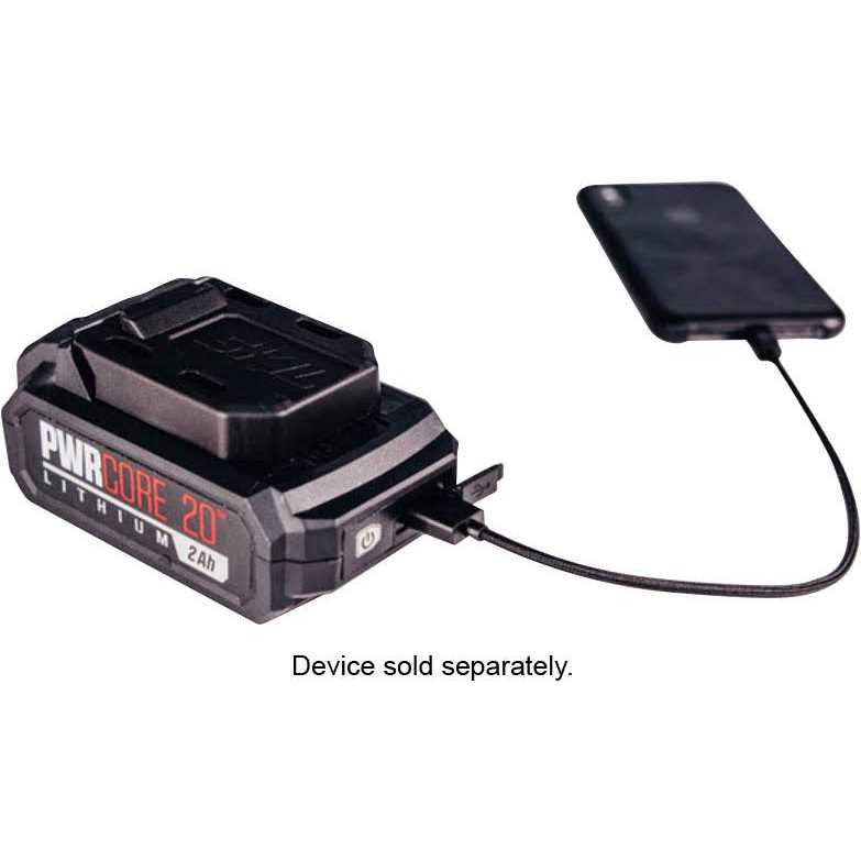 Skil BY519702 PWRCore 20 Lithium 2.0Ah 20V Battery with PWRAssist Mobile Charging - Image 3