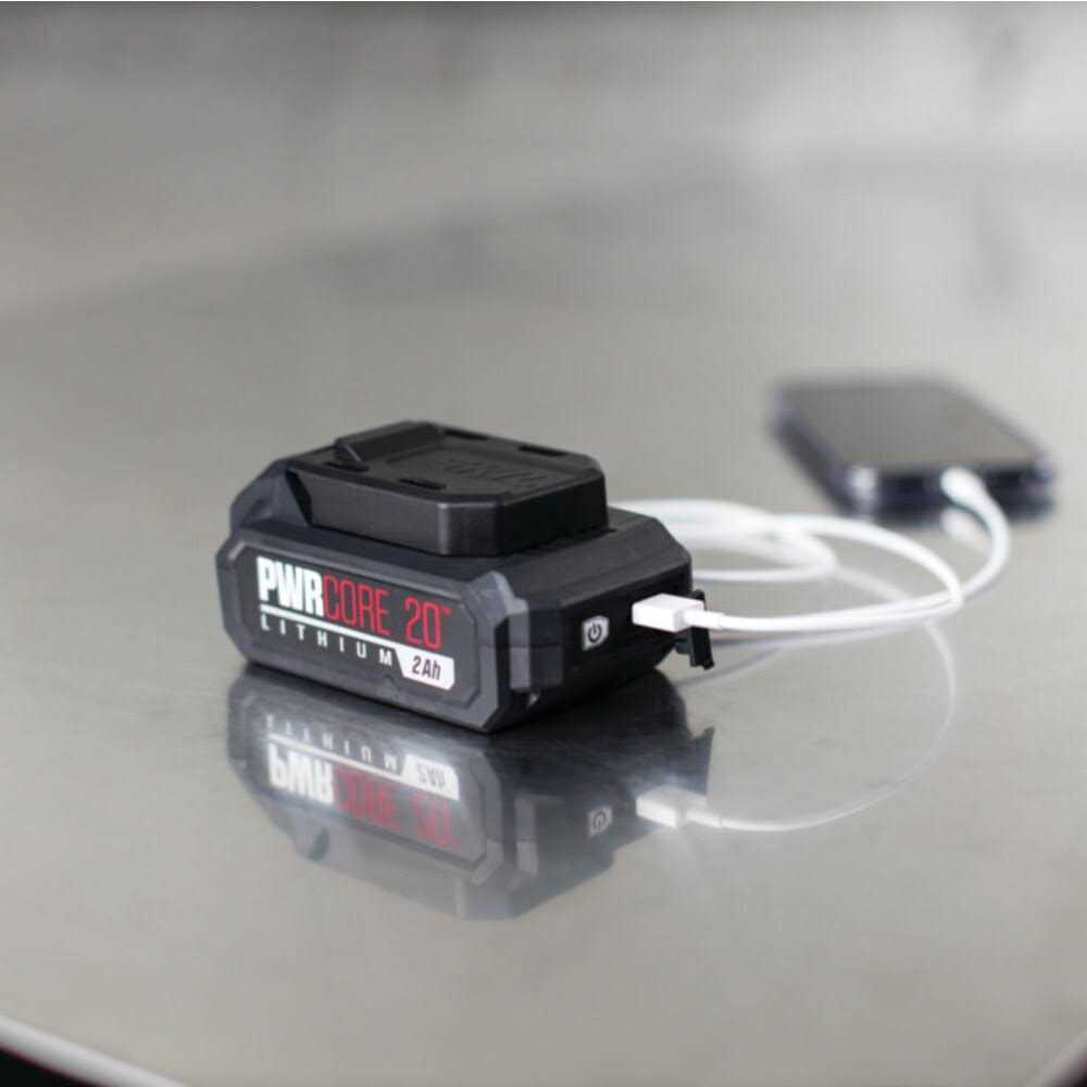 Skil BY519702 PWRCore 20 Lithium 2.0Ah 20V Battery with PWRAssist Mobile Charging - Image 4