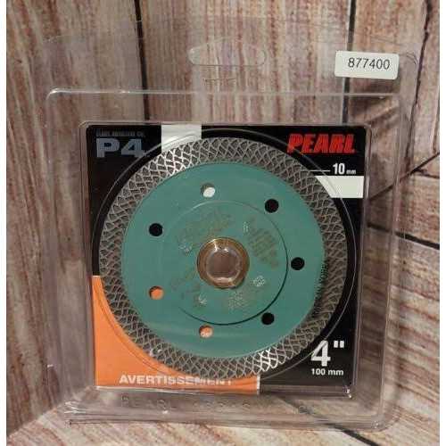 Pearl Abrasive P4 DIA04TT Turbo Mesh Blade for Porcelain and Granite 4 x .048 x 7/8 - Image 5