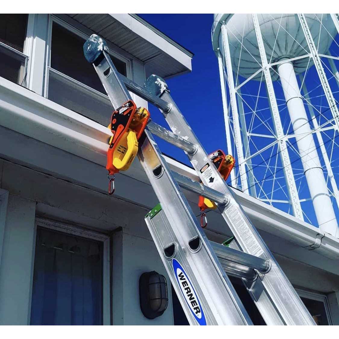 Lock Jaw Ladder Grip Ladder Stabilizer Fits on Gutters in Seconds - Image 5
