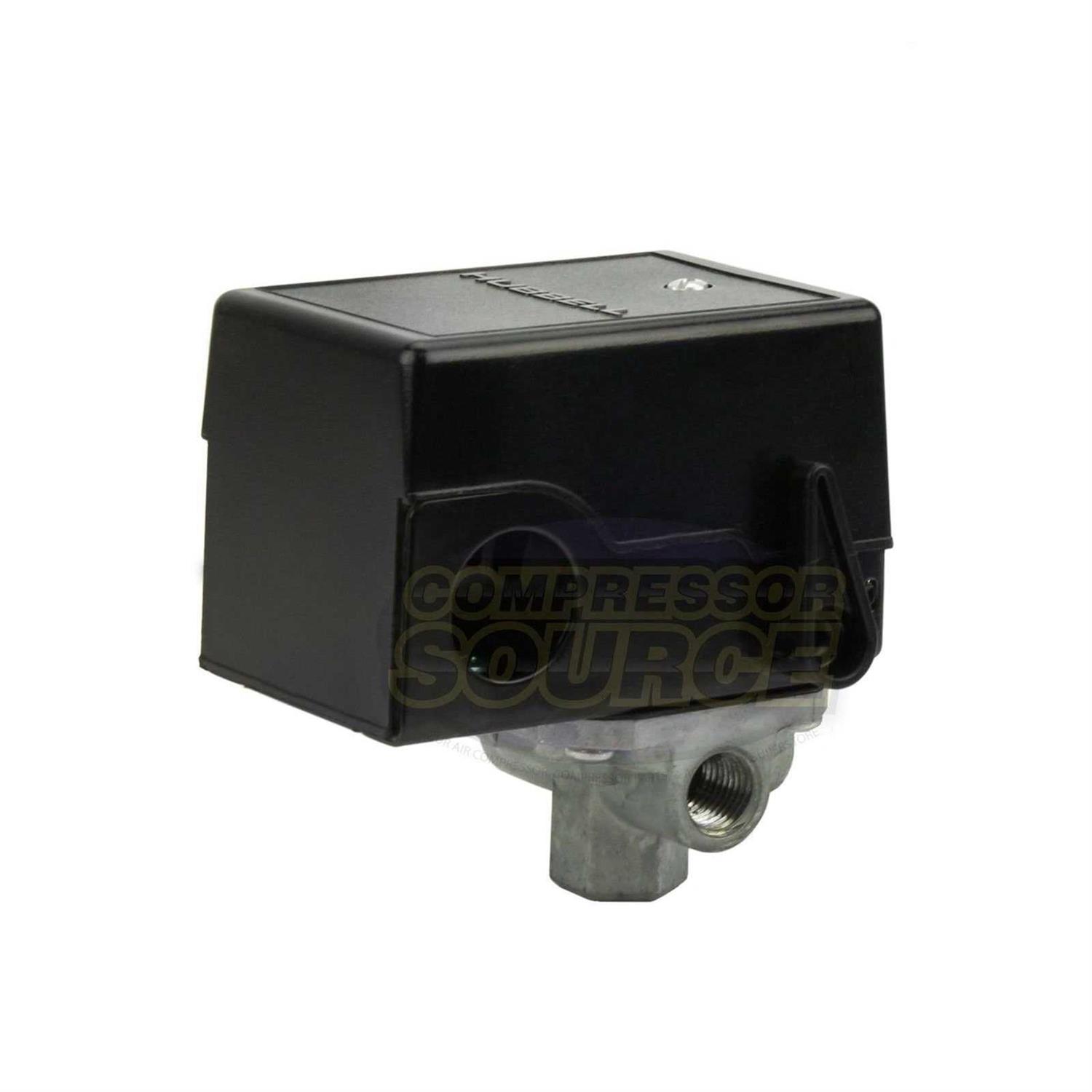 Pressure switch for air compressor made by Furnas / Hubbell 69JF9LY2C 140-175 Four port w/ unloader & on/off lever - Image 4