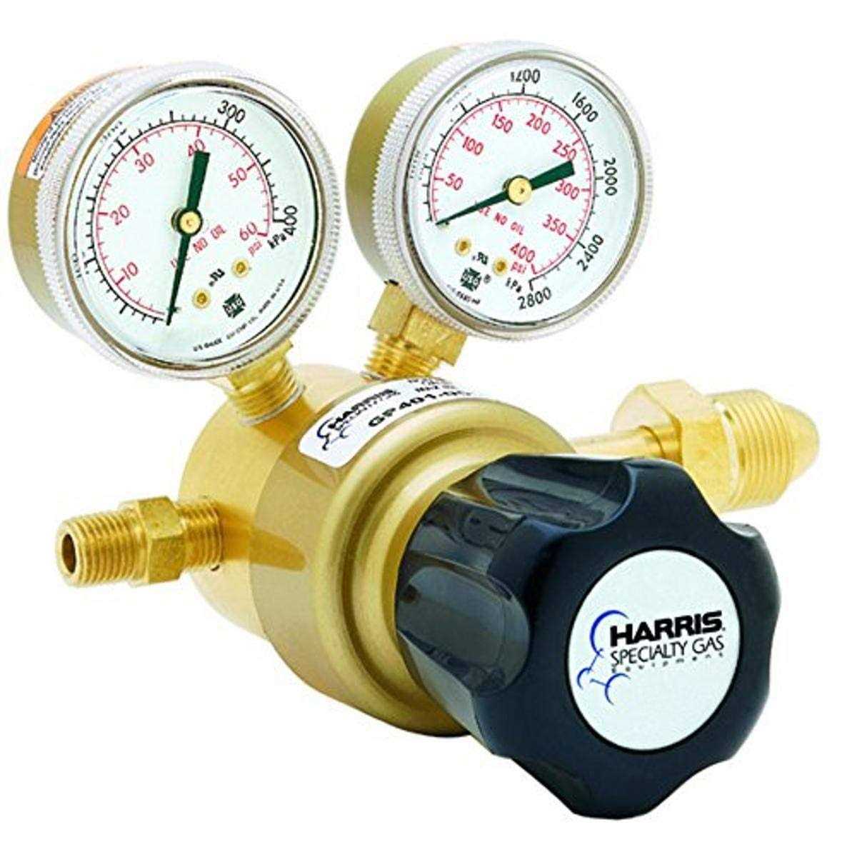 Harris KH1112 Spclty Gas Reg,Cyl,Hyd-Methane,CGA-350