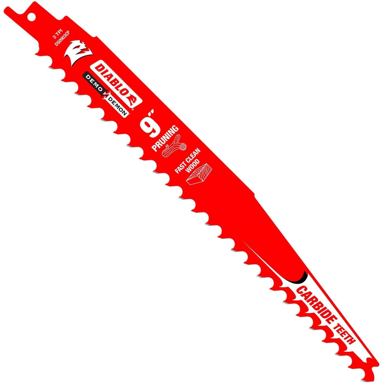 Diablo Demo Demon Carbide Pruning Reciprocating Saw Blade 9 DS0903CP3 - Image 3
