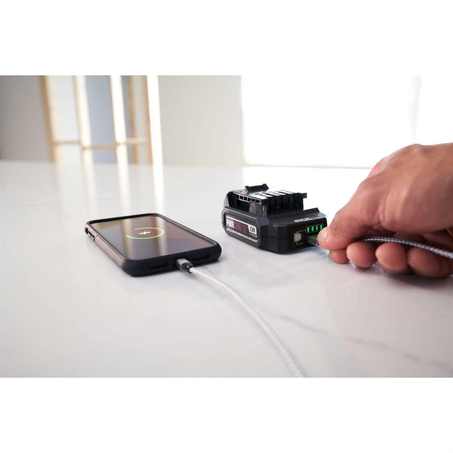 SKIL 12V PWRCore 12 2 Ah Lithium-Ion Battery Pack BY500101 - Image 3