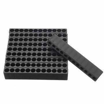 MiguCo 10pcs 12 Holes Screwdriver Bit Holder Drill Head Storage Case