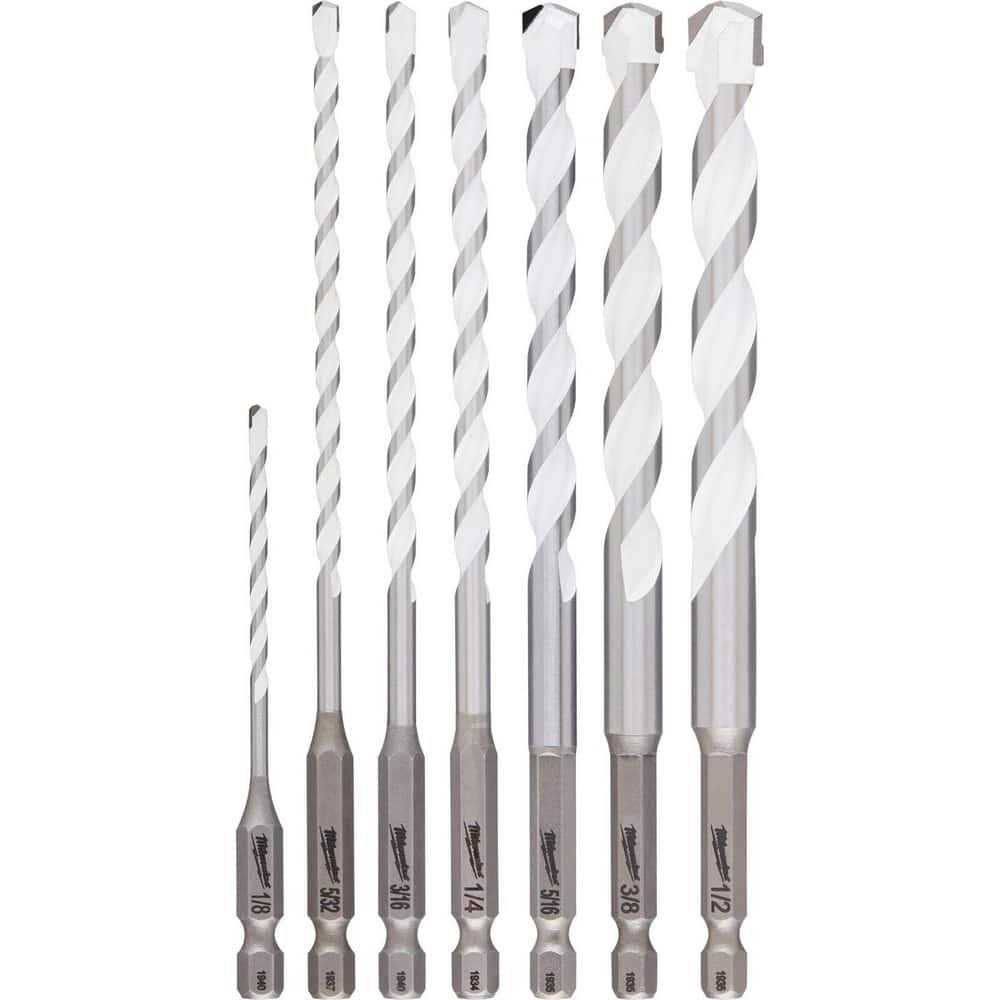 Milwaukee 48-20-8899 7pc SHOCKWAVE Impact Duty Carbide Multi-Material Drill Bit Kit - Image 3