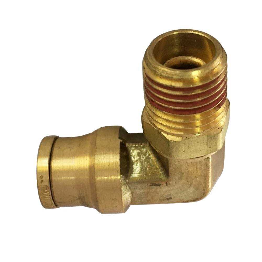 Brass D.O.T. Push In Air Hose Fitting - Image 3