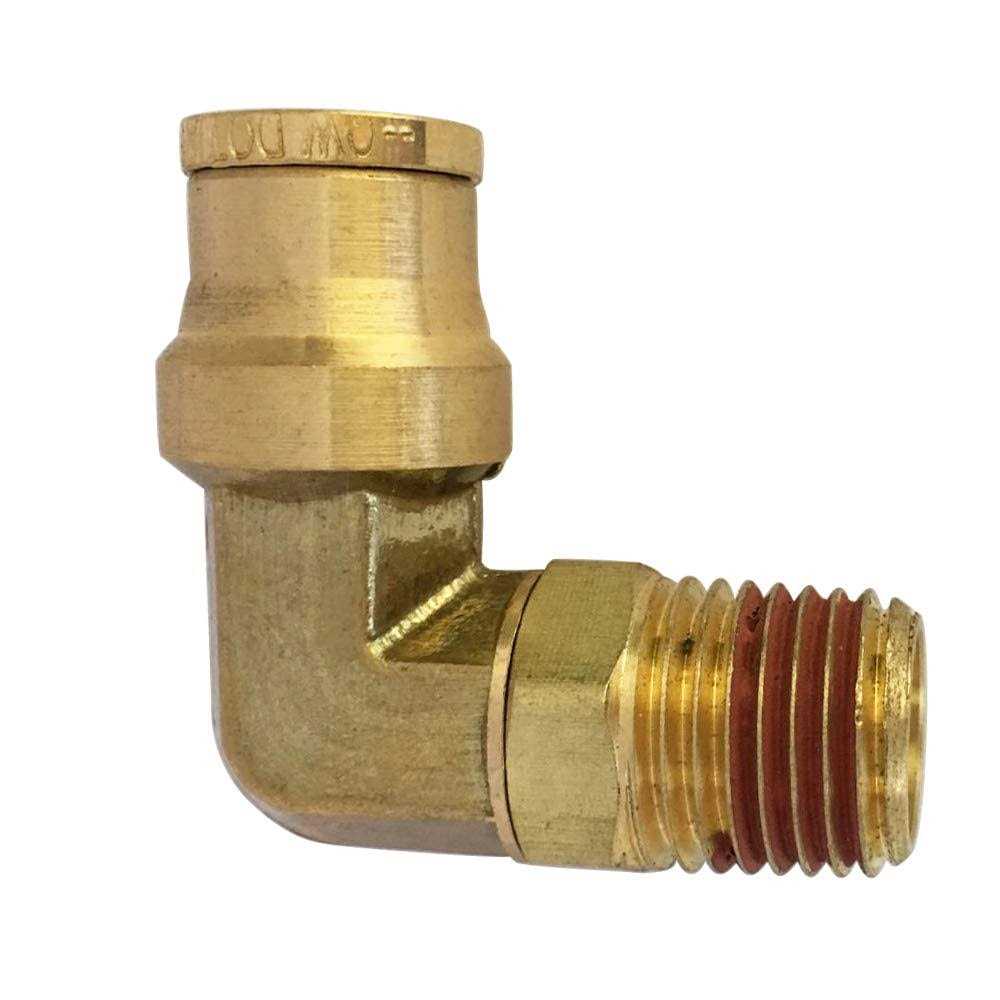 Brass D.O.T. Push In Air Hose Fitting - Image 4