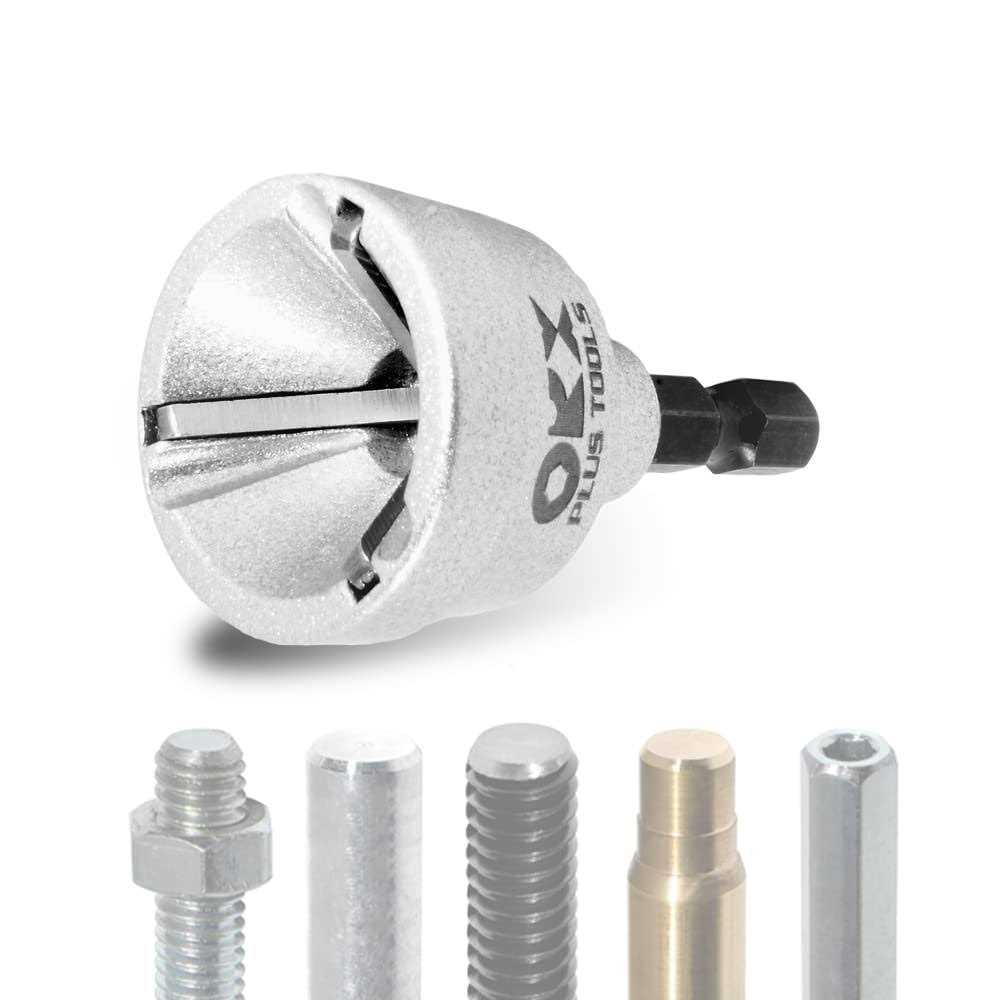 ORX PLUS TOOLS Deburring External Chamfer Tool with HSS Blade Deburring Drill Bit - Image 3