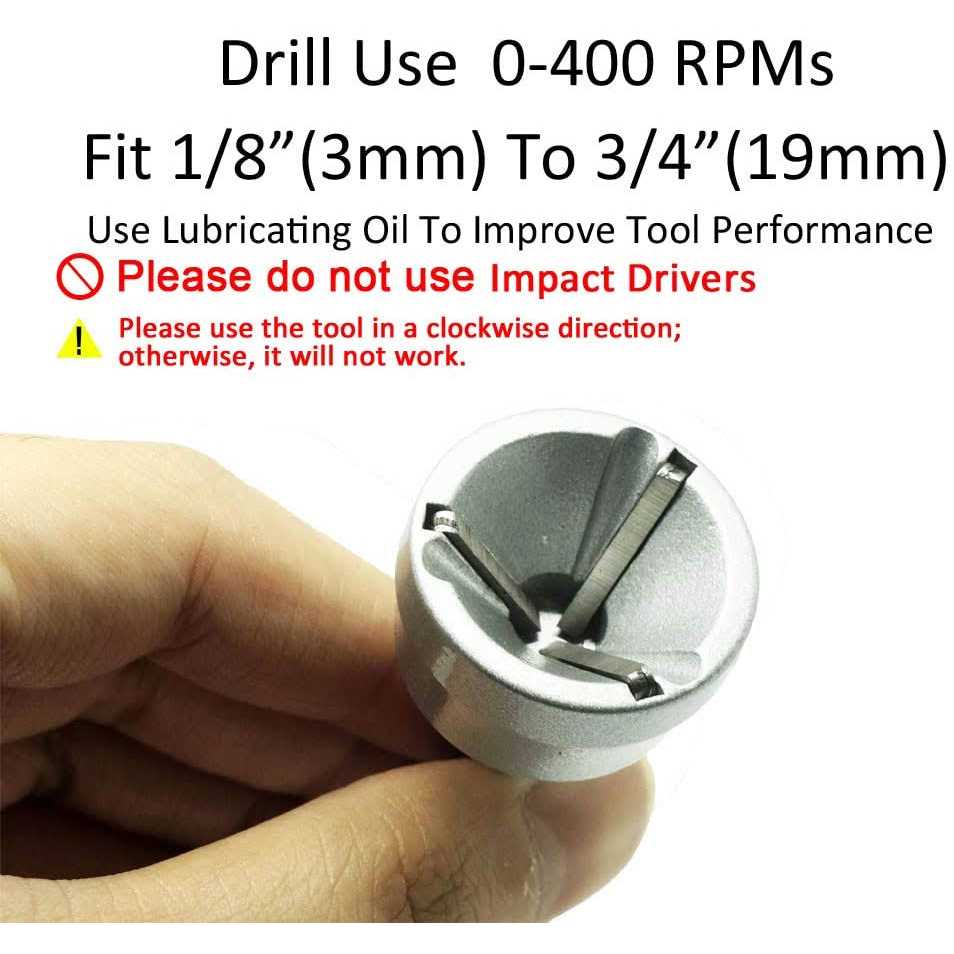 ORX PLUS TOOLS Deburring External Chamfer Tool with HSS Blade Deburring Drill Bit - Image 4
