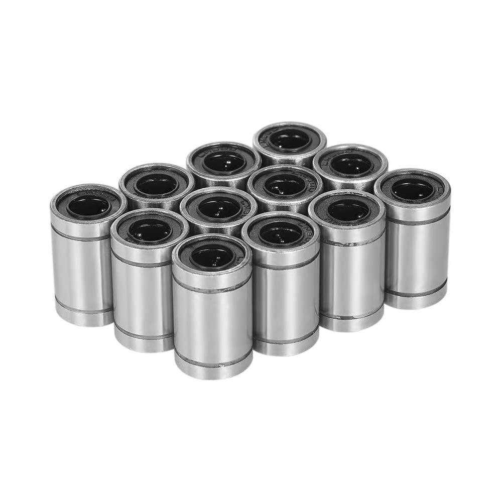 Edoneery 12 Pcs LM8UU Linear Ball Bearings 8mm Bore Dia 15mm OD - Image 4