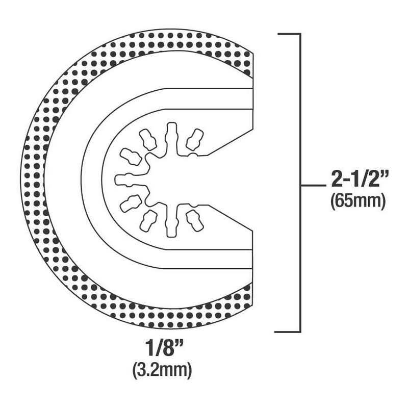 Genesis 1/8 Grout Removal Blade - Image 2