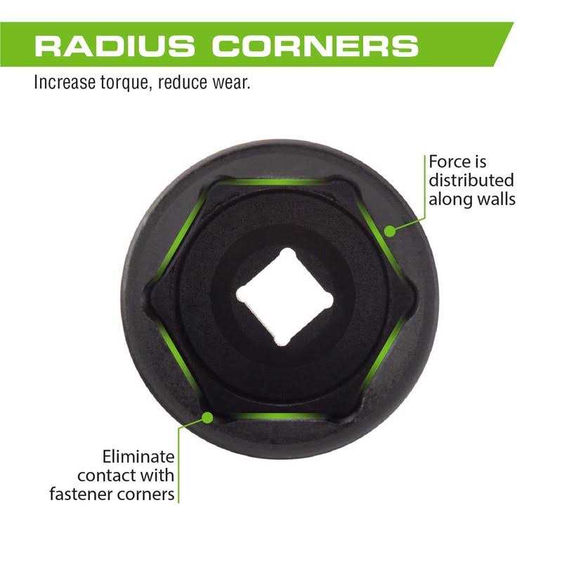 Arcan 1/2 in. Drive Deep SAE Impact Socket Set - Image 3