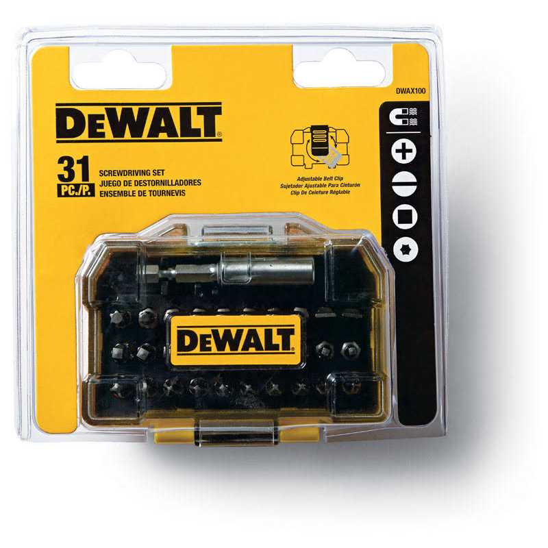 Dewalt DWAX100 Screwdriving Set - Image 3