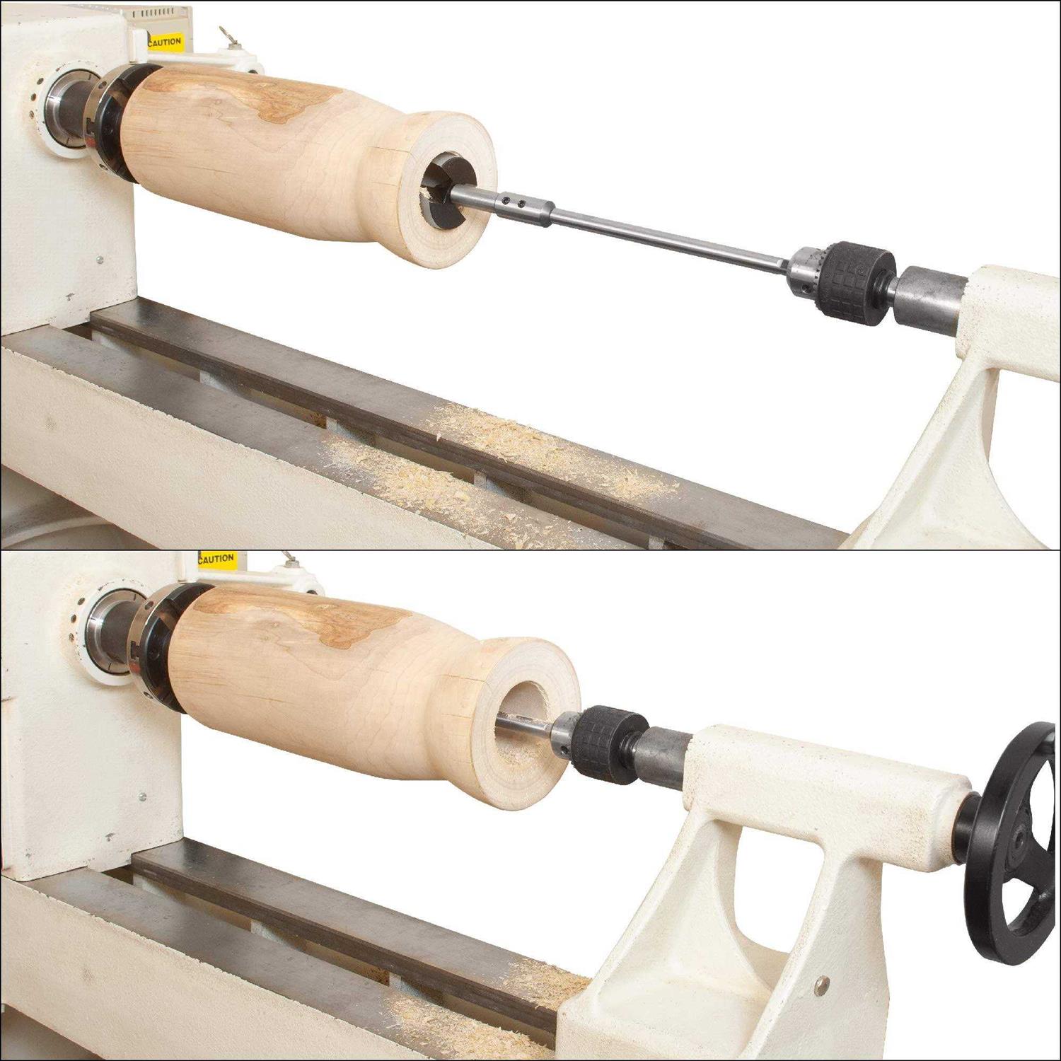 Peachtree Woodworkin 10A Long Forstner Bit Extension for Adding Over 8 of Drilling Depth to Your Forstner Bit. for Wood Turners - Image 5