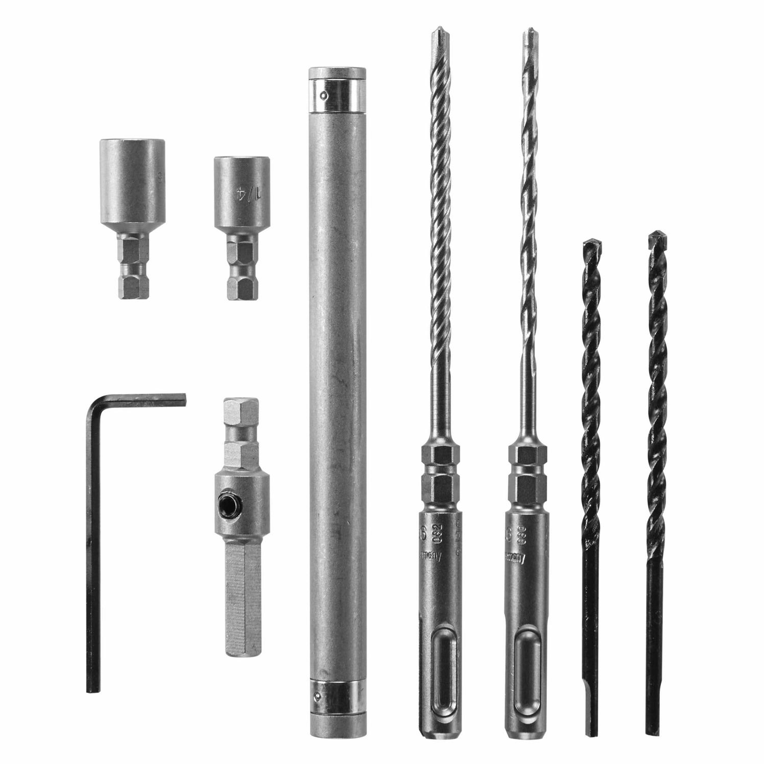 Bosch 9 Pc. SDS-plus Universal Concrete Screw Installation Kit TCHC9 - Image 4