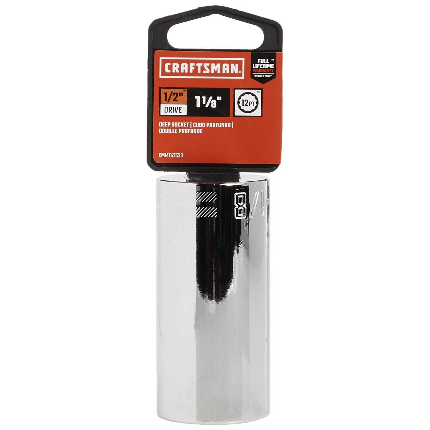 Craftsman Deep Socket SAE 1/2-Inch Drive - Image 4