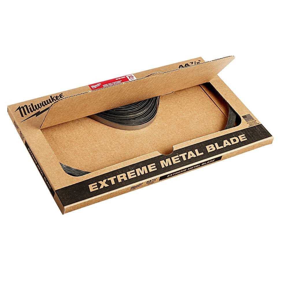 Milwaukee 48-39-0605 Extreme Thick Metal Band Saw Blades 25PK Deep Cut