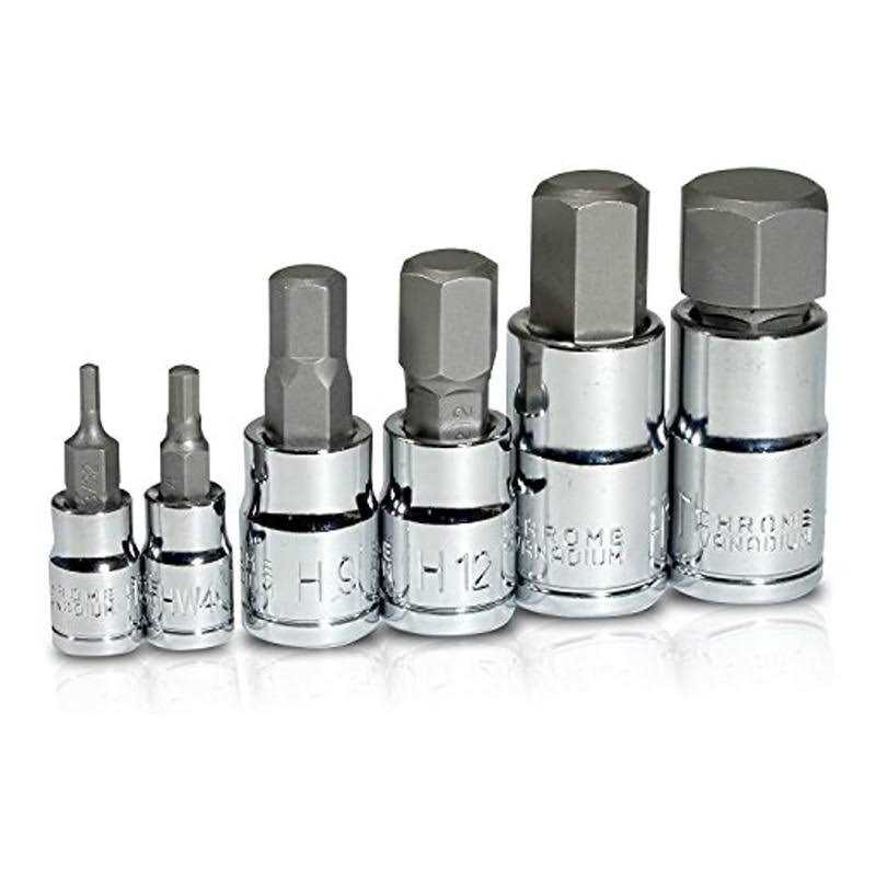 32pc Master Hex Bit Set SAE and Metric Socket Set Standard Allen 1/4 3/8 1/2 inch - Image 3