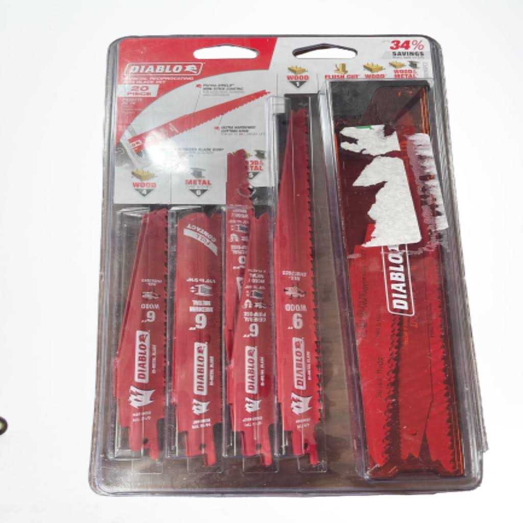 Diablo 20-Piece Bi-Metal Reciprocating Saw Blade Set DS0020SPC2 - Image 3