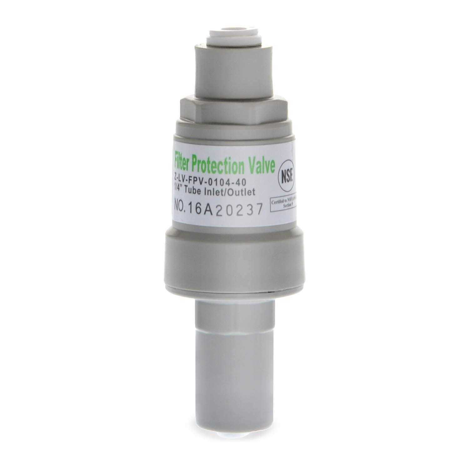 iSpring Pressure Regulator Filter Protection Valve with 1/4 in. Quick connect 40 psi