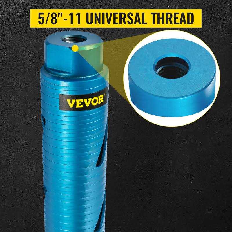 VEVOR Core Drill Bit 2 / 50.8 mm Diameter 5/8-11 Threaded - Image 3