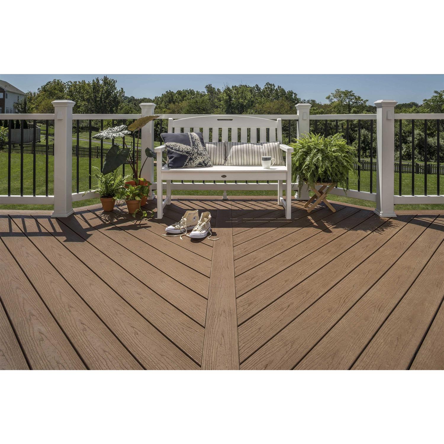 Trex Enhance Basics 16-ft Saddle Grooved Composite Deck Board SD010616E2G01 - Image 4