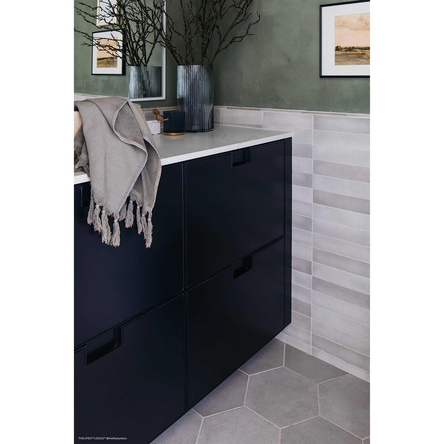 Bedrosians Makoto Matte Hexagon Porcelain Tile 11.5 x 10 - Image 5