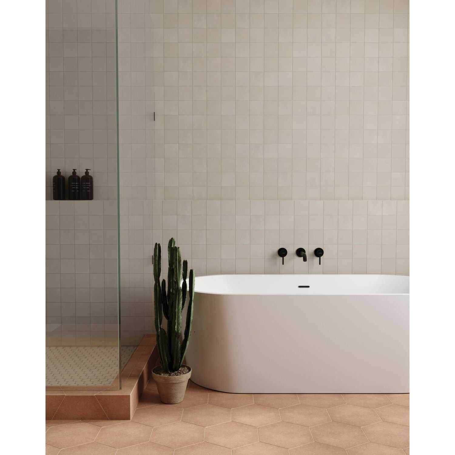 Bedrosians Makoto Matte Hexagon Porcelain Tile 11.5 x 10 - Image 4