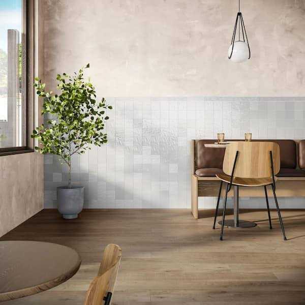 Amagansett 4 x 4 Satin Finish Handmade Look Wall Tile Ivy Hill Tile - Image 3