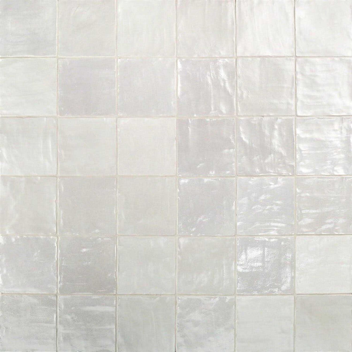 Amagansett 4 x 4 Satin Finish Handmade Look Wall Tile Ivy Hill Tile - Image 4