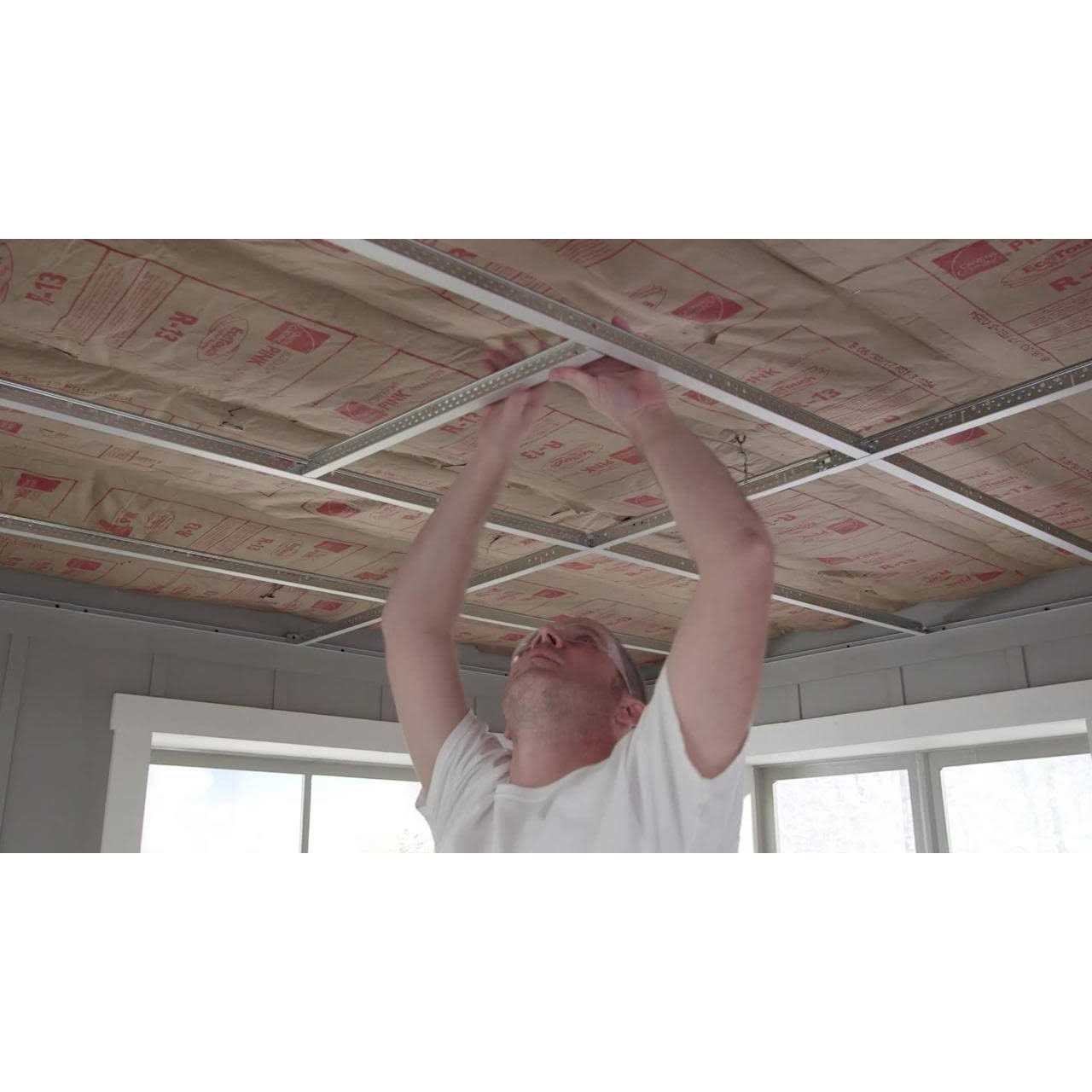 Armstrong Ceilings Woodhaven 5 in. x 7 ft White Tongue and Groove Ceiling Plank - Image 5